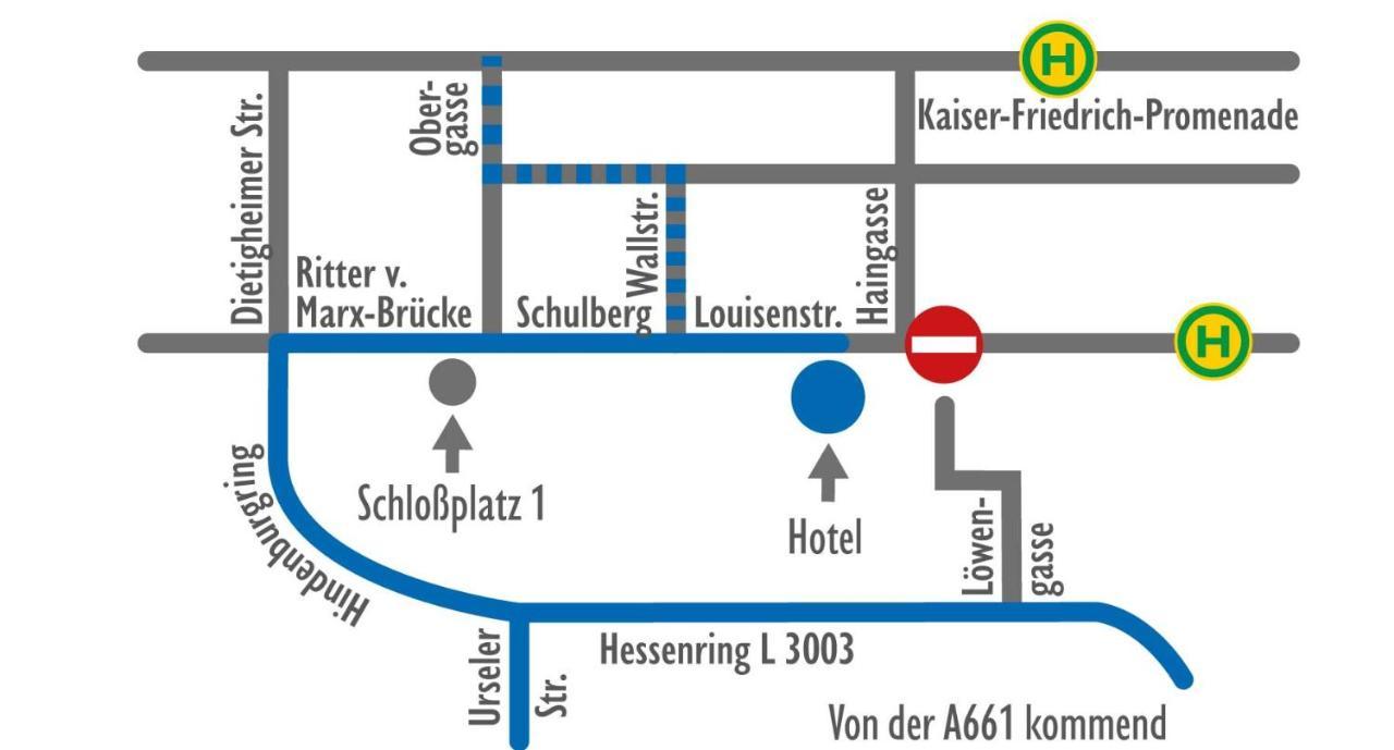 Hotel Am Schloss Darmstaedter Hof Бад Хомбург фор дер Хьое Екстериор снимка